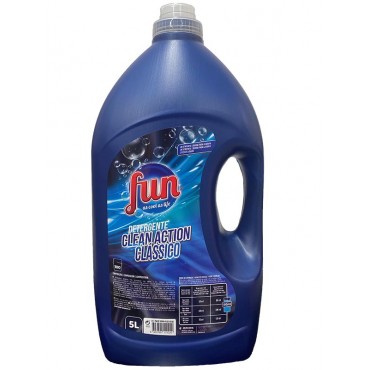 Detergente Liq. Máquina FUN Clean Action Clássico- 5LT 100 Doses