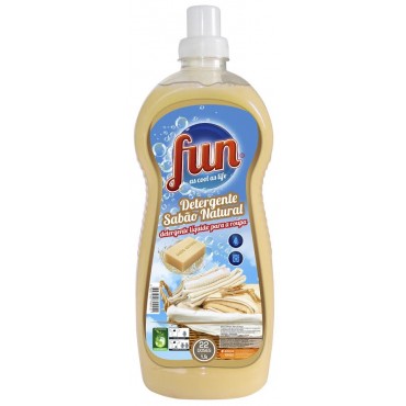 Detergente Liq. Máquina FUN Sabão Natural- 1.6LT