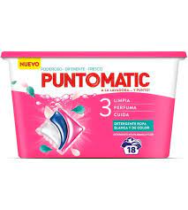 Pastilhas Roupa Puntomatic- 18 Doses