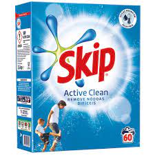 Skip Pó Efer. Active Clean- 62 Doses