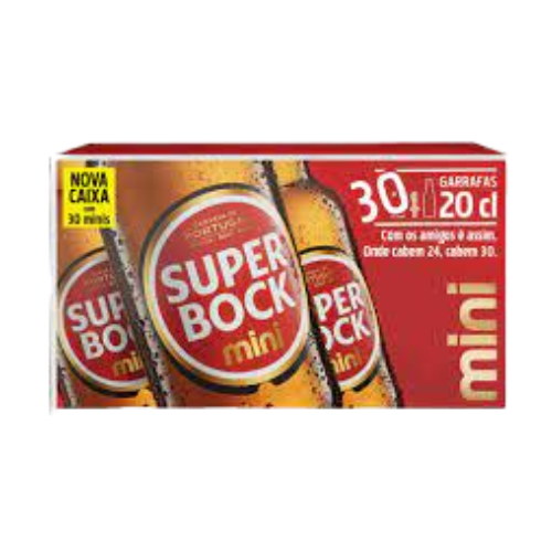 Cerveja Super Bock 0,20 T.P (CX C/30)