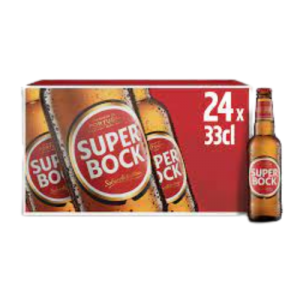 Cerveja Super Bock 0,33 CL T.P. (CX C/24)