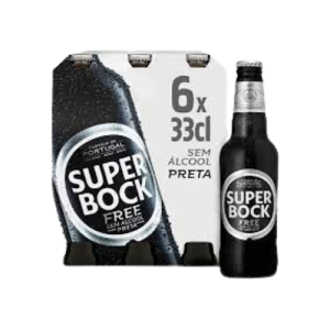 Cerveja Super Bock s/ Álcool Preta 0.33 LT TP (Six Pack)