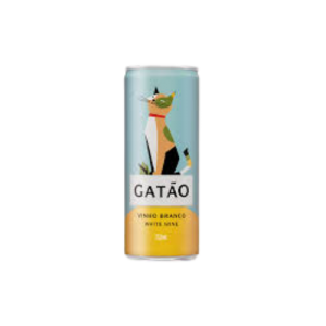 Vinho Borges Gatão Branco Lata – 0.25 LT