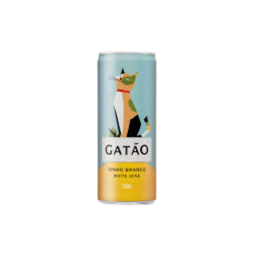 Vinho Borges Gatão Branco Lata - 0.25 LT